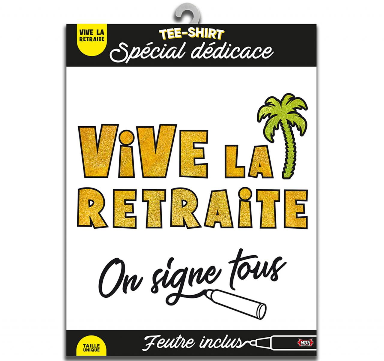 T Shirt Vive La Retraite La Caverne