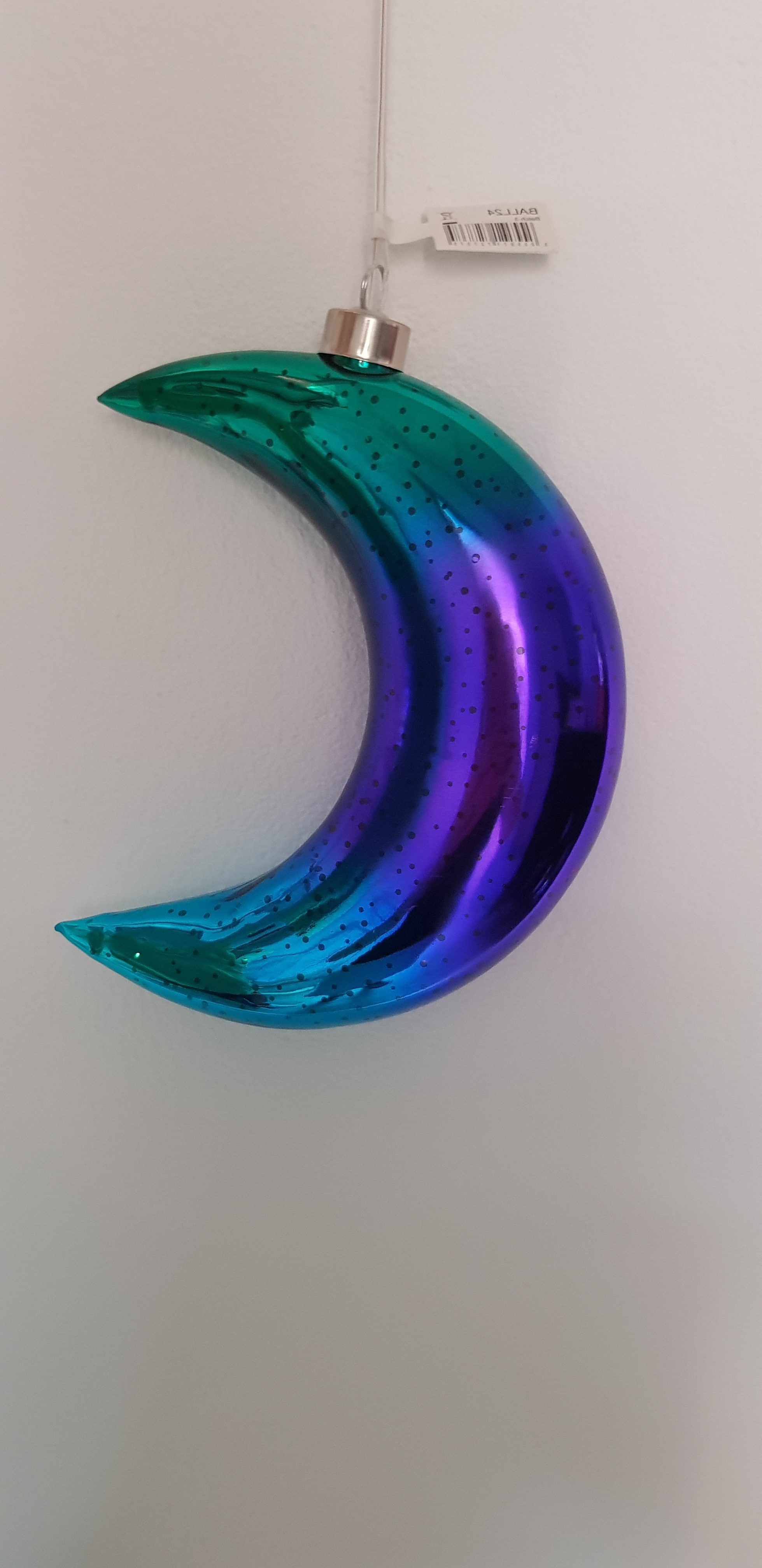Décoration Velours Suspendue Magicien Lune Bleue – 69 Cm – Heaven Sends