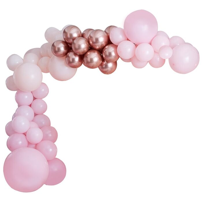 Kit Arche de Ballons Rose et Rose Gold - La Caverne